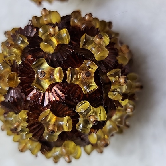 Vintage 60's Push Pin Christmas Ornaments - Picture 2 of 8